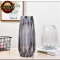 豪斯特丽（HOSTLY） 简约加厚玻璃花瓶 家居装饰玻璃花瓶 30CM高 深灰色