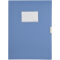 齐心(Comix) 55mm档案盒/A4文件盒/资料盒 耐用粘扣 蓝色 A55