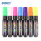 宝克（BAOKE）荧光板笔 LED电子黑板荧光笔 可擦7色彩色POP荧光笔 线幅4mm 七色/盒MP4901A