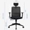 震旦 AURORA 电脑椅 人体工学办公椅子 家用透气升降转椅 CELA-01GGF(F)M 黑色