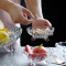Delisoga 玻璃水果盘套装 7件套 欧式果斗糖果干果篮冰淇淋杯 坚果零食沙拉碗盘 客厅家用摆件礼品装饰