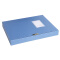 得力（deli） 档案盒文件资料盒 背宽35mm A4文件盒 办公用品 5622蓝色(宽35mm) 十个装