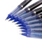 三菱（Uni）原子笔UB-205走珠笔签字笔中性笔 适合考试用水笔 0.5mm 蓝色 6支装