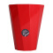 茶花（CHAHUA） 垃圾桶家用纸篓垃圾篓垃圾筒卫生桶收纳整理筐1524 【1个】红色