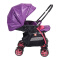 gb好孩子婴儿推车 轻便折叠可坐可躺双向推行蜂鸟系列婴儿车 紫色C828-A-N224RP