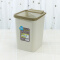 茶花（CHAHUA） 茶花正品垃圾桶 纸篓 套袋垃圾桶 家用无盖垃圾桶方形纸篓垃圾筒 咖啡色 1个