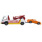 凯迪威 工程汽车模型 1:50道路清障车救援施救拯救车汽车拖车（带声光）