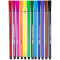 得力(deli) 7065 绚丽多彩可洗水彩笔/绘画笔 12色/筒 包装颜色随机