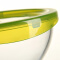 乐美雅 家用微波炉耐热玻璃碗 饭盒便当盒密封保鲜盒 全钢化纯净保鲜碗900ml 保鲜碗J8037 绿盖