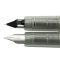 日本进口白金Preppy 彩色钢笔万年笔绘画学生 练字 02黑色钢笔 约0.3mm