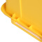 茶花塑料收纳箱储物箱塑料收纳盒整理盒收纳箱塑料大号收纳盒 整理箱 黄色 58升3个优惠装