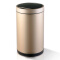 EKO 充电感应垃圾桶 家用不锈钢欧式垃圾筒 9285 香槟金 12L