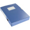 金得利（KINARY）F18-10 A4 1.5寸(36mm)档案盒文件盒 蓝色10个装