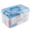 茶花  4.8L收纳箱带提手多格家用保健药箱收纳盒储物箱工具箱 颜色随机