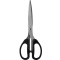 得力（deli） 剪刀 办公剪纸刀 不锈钢剪刀 家用缝纫剪刀 颜色随机 办公用品 6010 大号 210mm