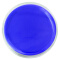 得力（deli） 9863 圆形透明外壳快干印台 蓝色/红色 财务办公用品 蓝色