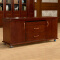 办公家具老板桌总裁桌油漆实木贴皮经理桌2.8米大班台+7门书柜