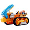 凯迪威合金工程车模型1:18履带拖拉机仿真模型男孩玩具（颜色随机）691012