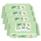 清风湿巾3包装80片/包御本草成人婴儿带盖家庭装湿纸巾 包邮