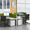 办公家具屏风办公桌职员桌员工桌简约现代电脑桌办公工作位E字型2人位含椅子