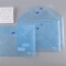广博(GuangBo)20只装加厚透明文件袋/按扣资料袋/办公用品 蓝A6399