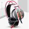 狼巢（WOLF NEST）V3头戴式电子竞技网络游戏耳机3D震撼重低音带麦降噪舒适柔软耳麦 铁甲灰