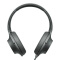 索尼（SONY）MDR-H600A 头戴式音乐耳机 流行女声利器 Hi-Res手机耳机 通用 灰黑