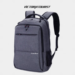 VICTORIATOURIST双肩包笔记本电脑包17.3英寸游戏本背包大容量书包V9006加大版灰