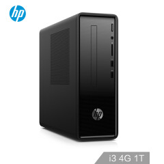惠普（HP）小欧290 商务办公台式电脑主机（i3-8100 4G 1TB WiFi串口 Win10 五年上门）