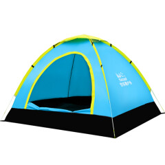 悠乐朋（Ulecamp）全自动帐篷 双人单层帐篷 休闲帐篷 帐篷户外 露营野营帐篷2人款 天蓝色ULT808