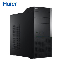 海尔（Haier）商嘉X-B0003 商用台式办公电脑主机(奔腾双核G4560 4G DDR4 1TB DVD 键鼠 Win10)