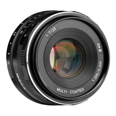 美科（MEIKE）35mm F1.7 富士X-mount APS-C画幅 微单定焦镜头