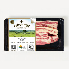 【冷鲜肉】First Cut 澳洲冰鲜牛肋条 350g/袋 原包进口 草饲