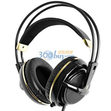 赛睿(SteelSeries)西伯利亚V2 耳机 黑金色怎么