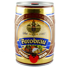 德国 进口啤酒 伯爵(Arcobrau)原浆啤酒 5L桶装