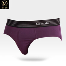 蒙仕MENXDO男式三角裤<em>男纯棉内裤</em> 柔软吸汗