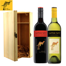 澳洲红葡萄酒 黄尾袋鼠葡萄酒 2支礼盒装红酒
