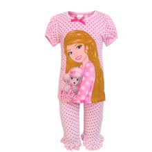 <em>芭比</em>(<em>Barbie</em>) <em>童装</em>女童<em>睡衣</em>短袖套装 2014宝宝