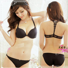 双肩带秋冬季前扣Y字美背聚拢内托女士<em>胸罩</em>内