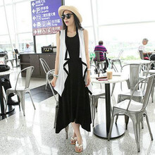 <em>孕妇</em>装时尚韩版<em>孕妇</em>装夏装<em>两件套</em>无袖<em>孕妇</em>裙孕