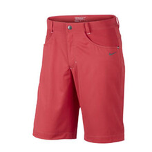 耐克nike高尔夫服装 <em>男士短裤</em> 夏<em>新款</em> 红色485