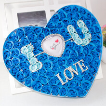 创意<em>礼品</em> 玫瑰香皂花肥皂花 爱心<em>礼盒</em> <em>生日</em> <em>情人</em>
