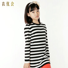衣优会 2013新款童装 <em>儿童毛衣</em> 韩版<em>打底</em>女童条