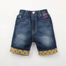 童源大童男装夏装<em>儿童</em>牛仔<em>短裤男儿童</em>五分裤男