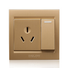 家装节德力西开关热水器插座面板带开关空调插