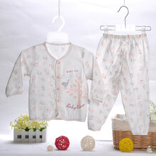 喜凯纱布3-18<em>个月</em>男女<em>宝宝</em>家居<em>睡衣</em>SD9507 颜