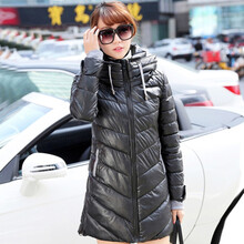 <em>美分</em>美秒 <em>女士</em>棉服冬装新款韩版女装中长款连