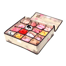 继红 韩版<em>文胸</em>内衣<em>收纳</em>7格 丝巾袜子<em>收纳</em>16格