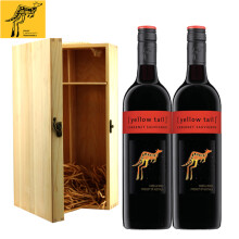 澳洲红葡萄酒 黄尾袋鼠葡萄酒 2支礼盒装红酒