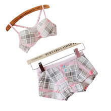 韩版运动美背少女背心纯棉女士丰胸内衣<em>文胸</em>套